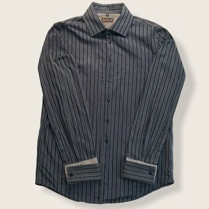 Ben Sherman Button Down Pin Stripe Dress Shirt